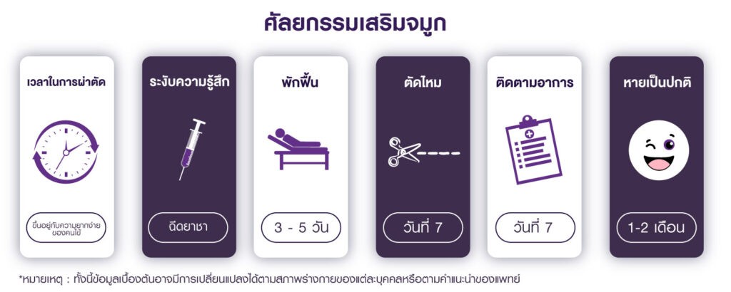 ศัลยกรรมเสริมจมูก ศัลยกรรมจมูก