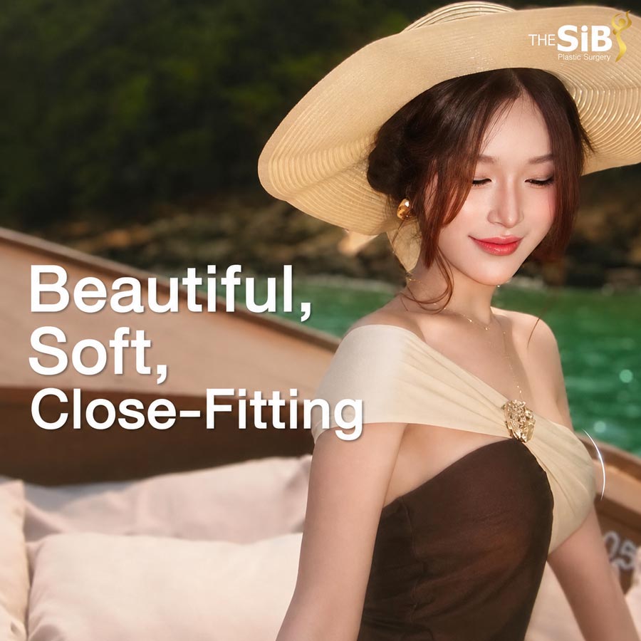 Beautiful, soft, well-cleavaged breasts after breast augmentation surgery