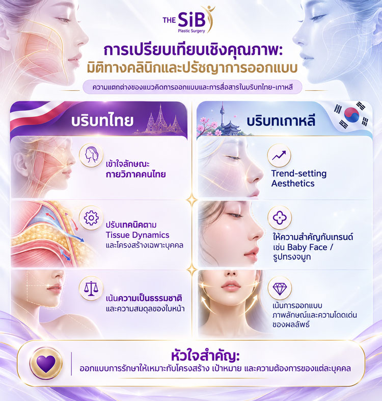 ศัลยกรรมเกาหลี กับ ศัลยกรรมไทย